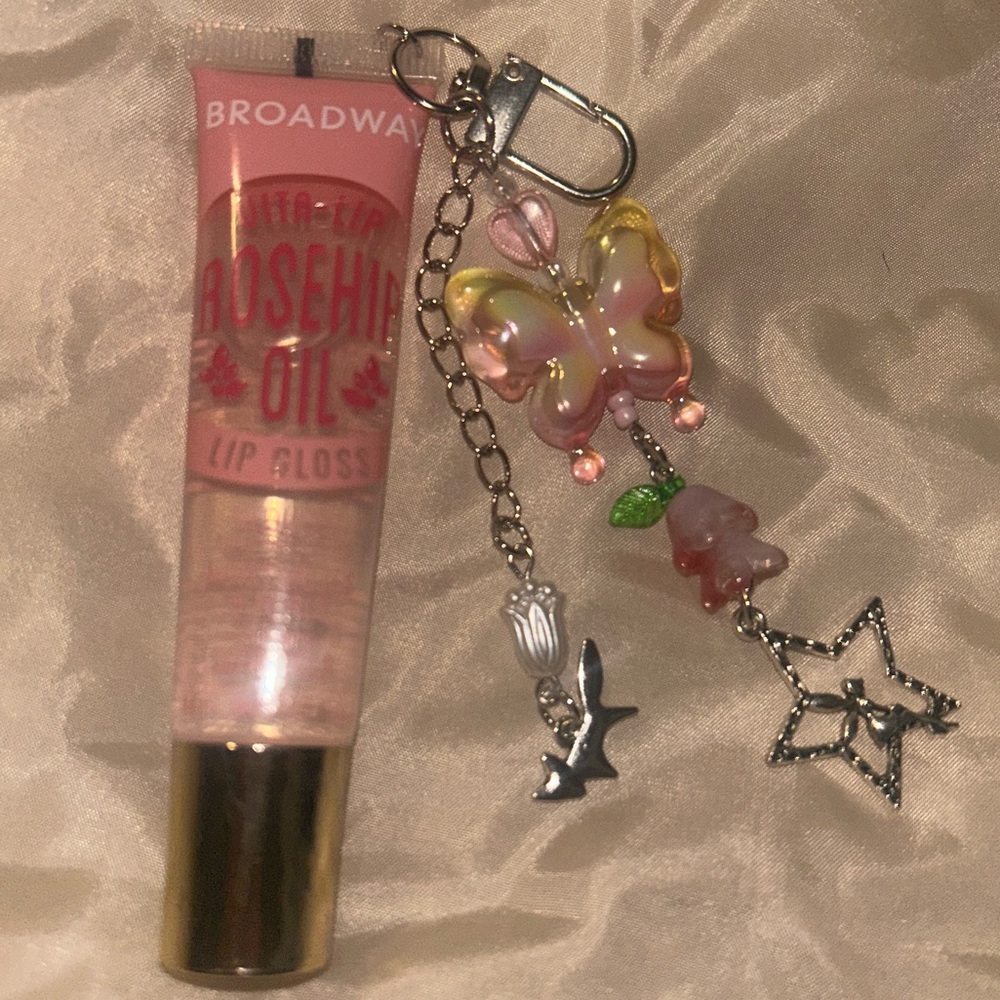 Hand Crafted Rosehip Oil Lip Gloss - Pink